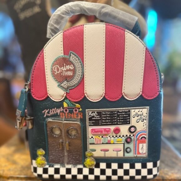 NWT Vendula London Kitty\'s Diner Nova Mini Backpack main image 4